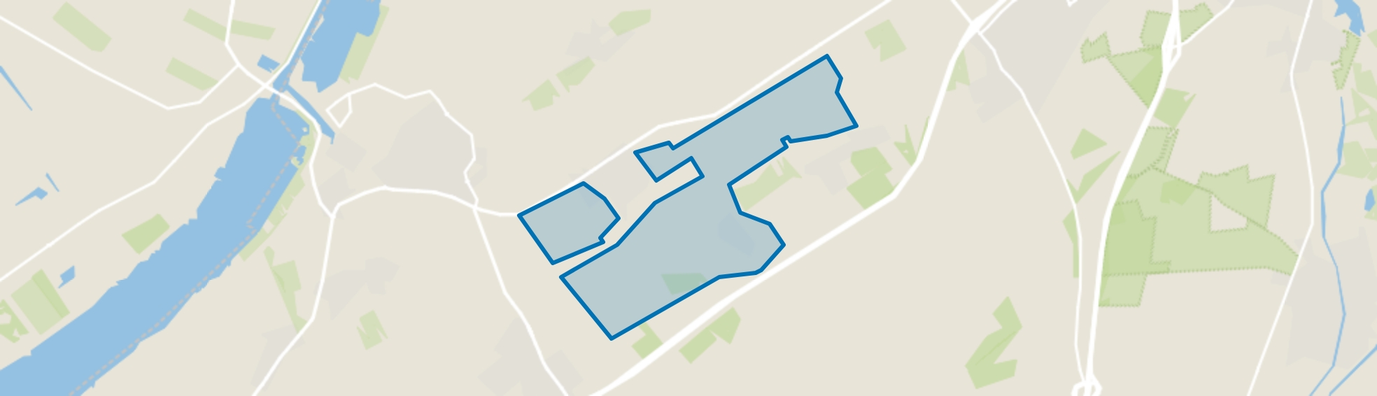 Verspreide huizen Oldebroek, Oldebroek map