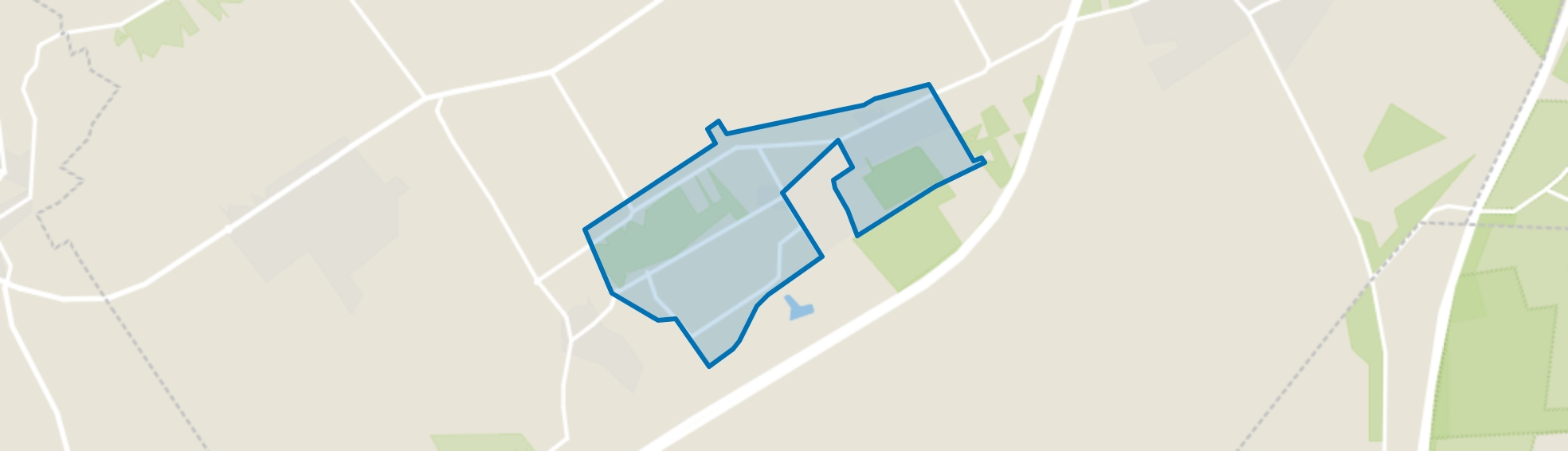 Verspreide huizen 't Loo, Oldebroek map