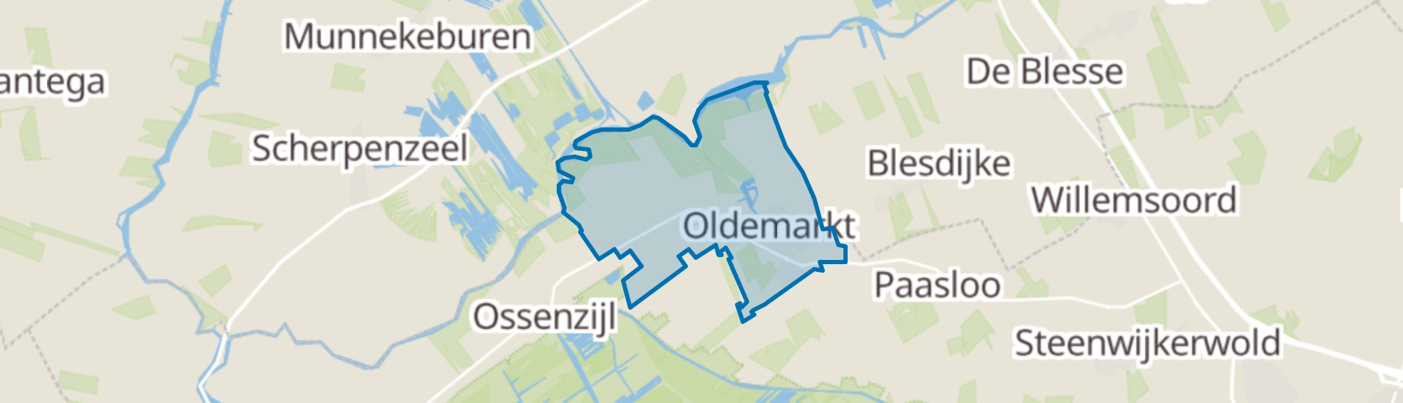 Oldemarkt map