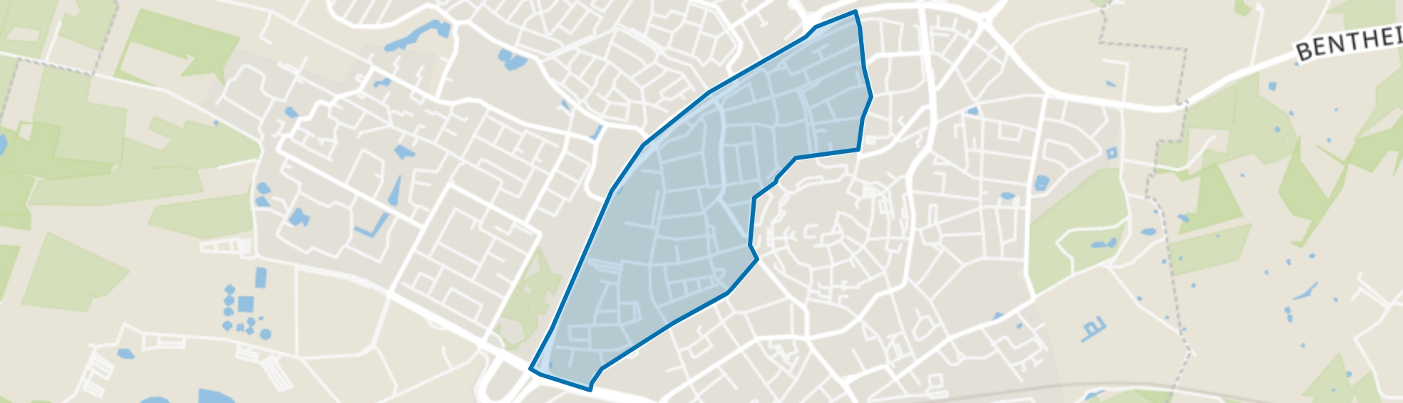 Glinde-Hooiland, Oldenzaal map