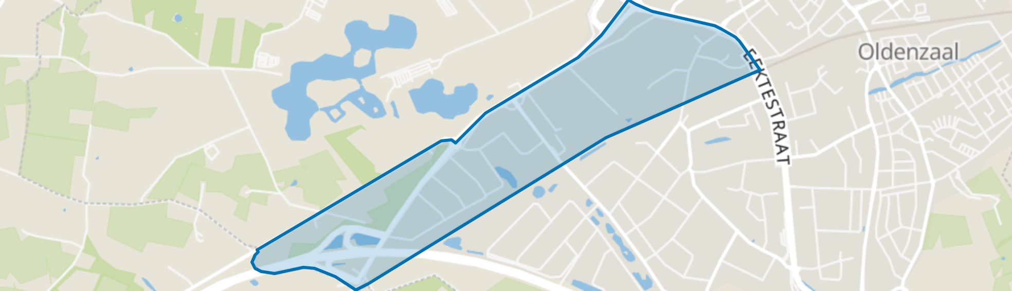 Jufferbeek, Oldenzaal map