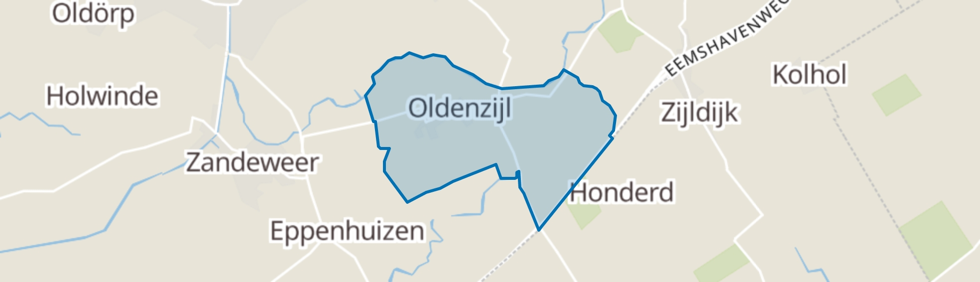 Oldenzijl map