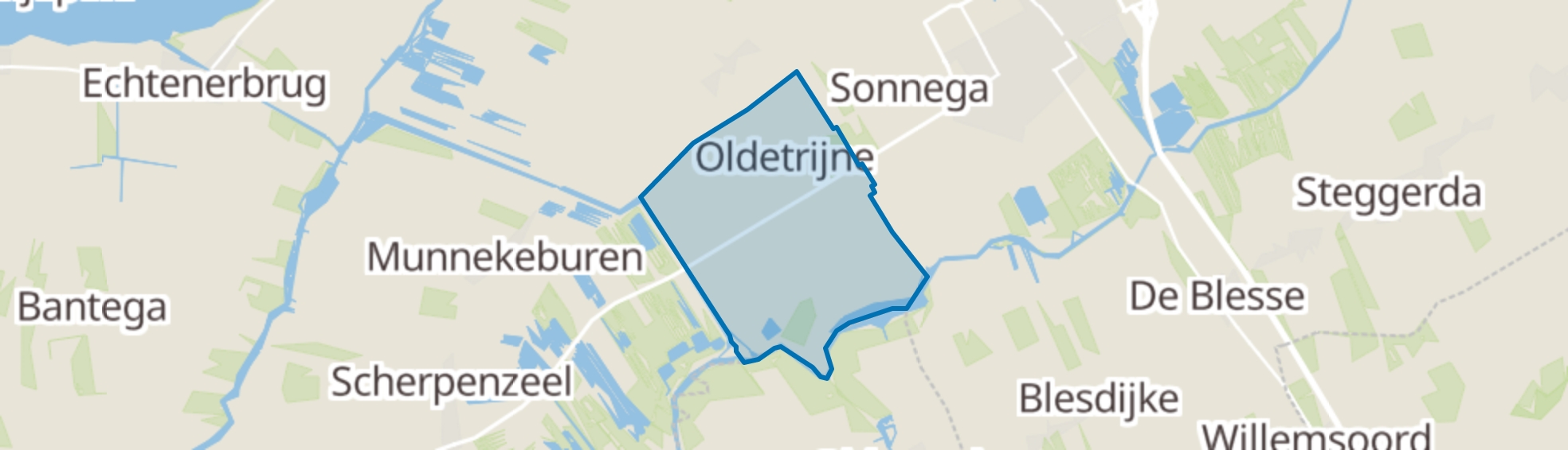 Oldetrijne map