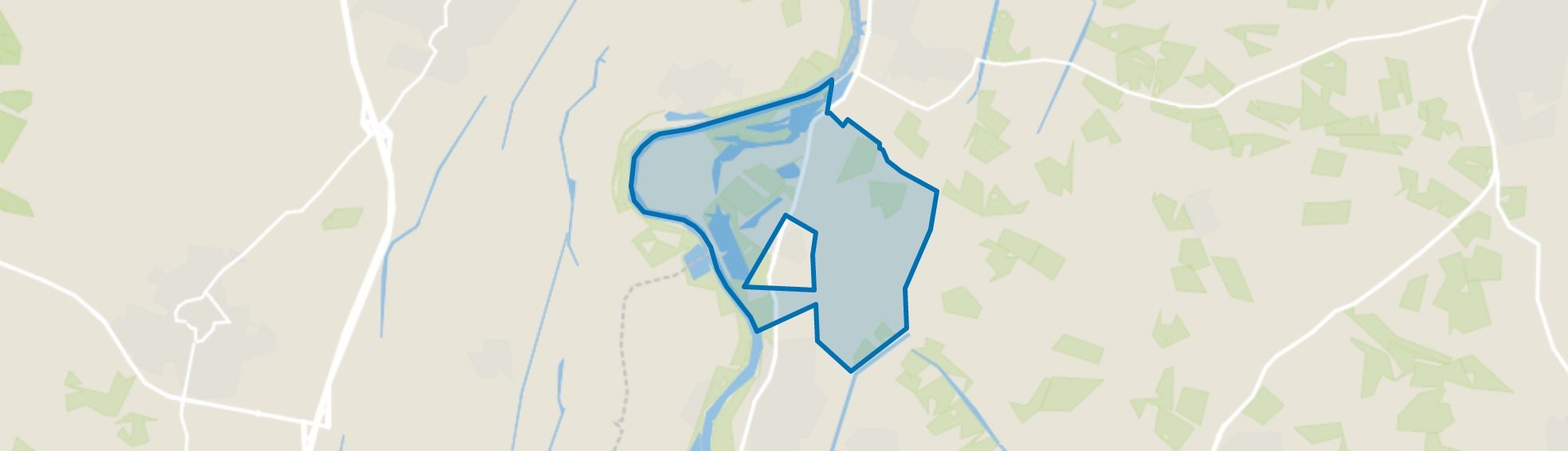 Buitengebied Den Nul, Olst map
