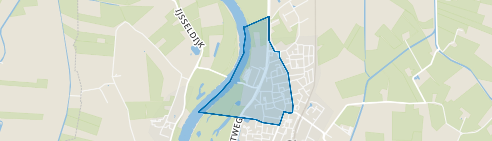 Olst Centrum-West, Olst map