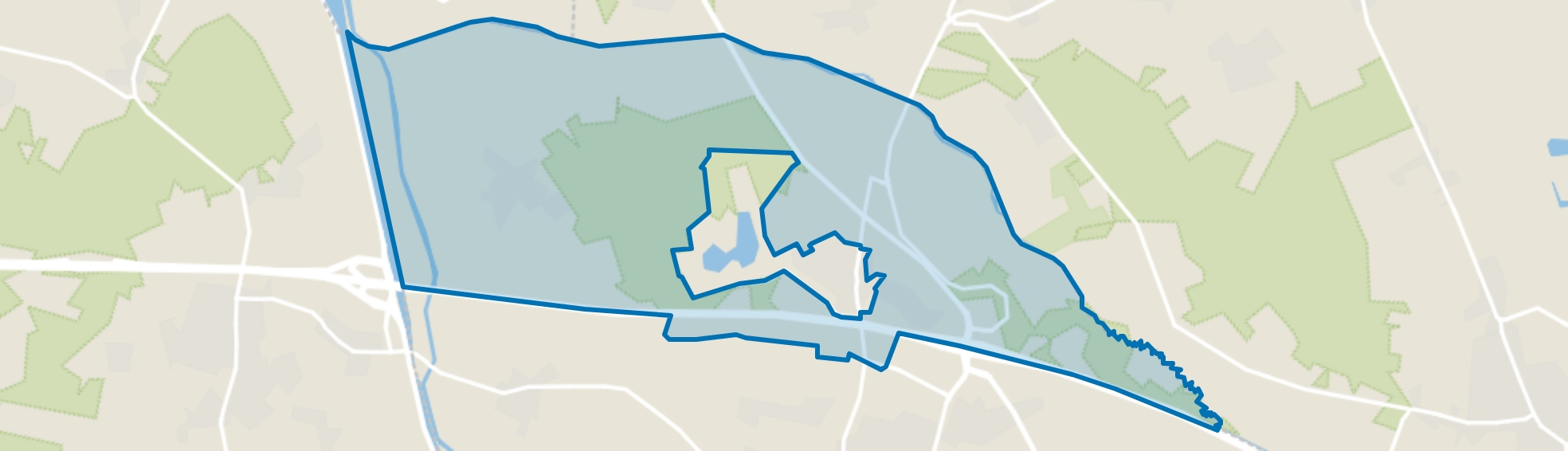 Verspreide huizen Ommel, Ommel map