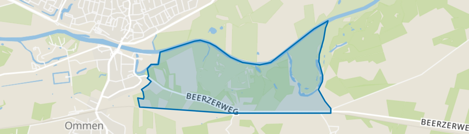 Buurtschap Zeesse, Ommen map