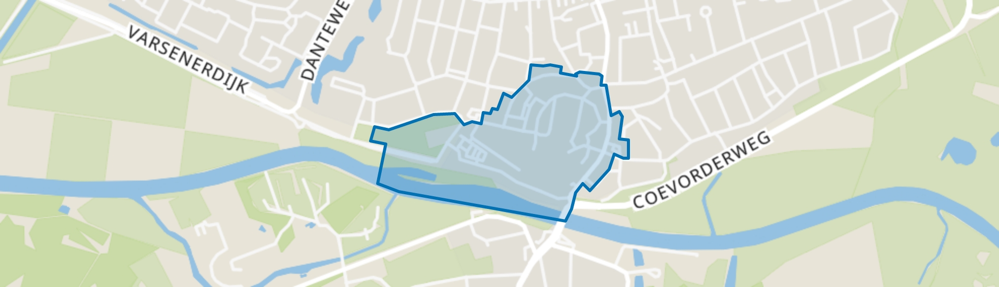 Kern Ommen - Centrum, Ommen map