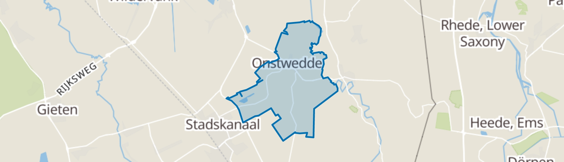 Onstwedde map