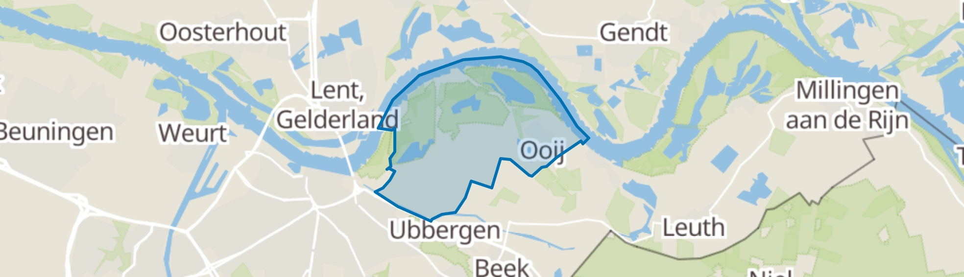 Ooij map