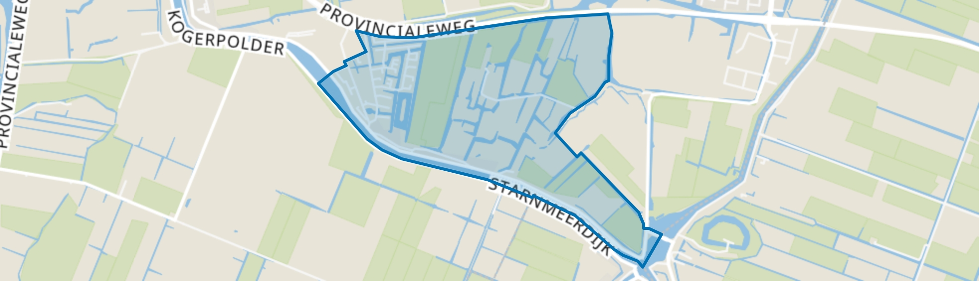 Oost-Graftdijk, Oost-Graftdijk map