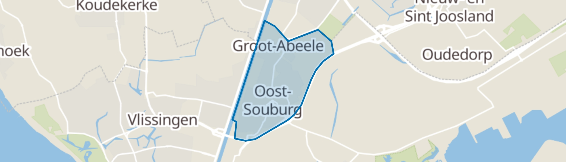 Oost-Souburg map