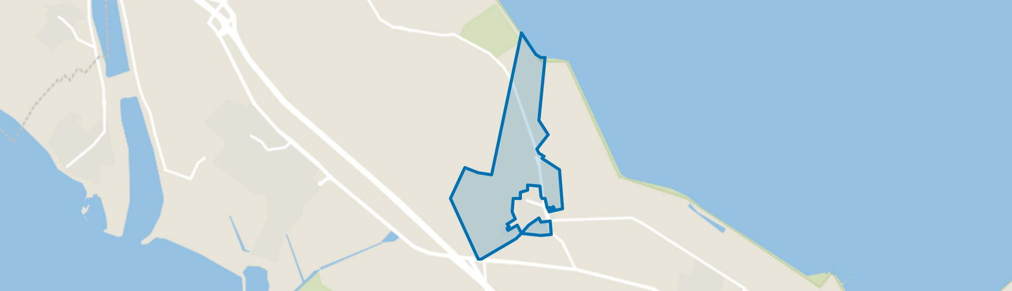 Verspreide huizen Oostdijk, Oostdijk map