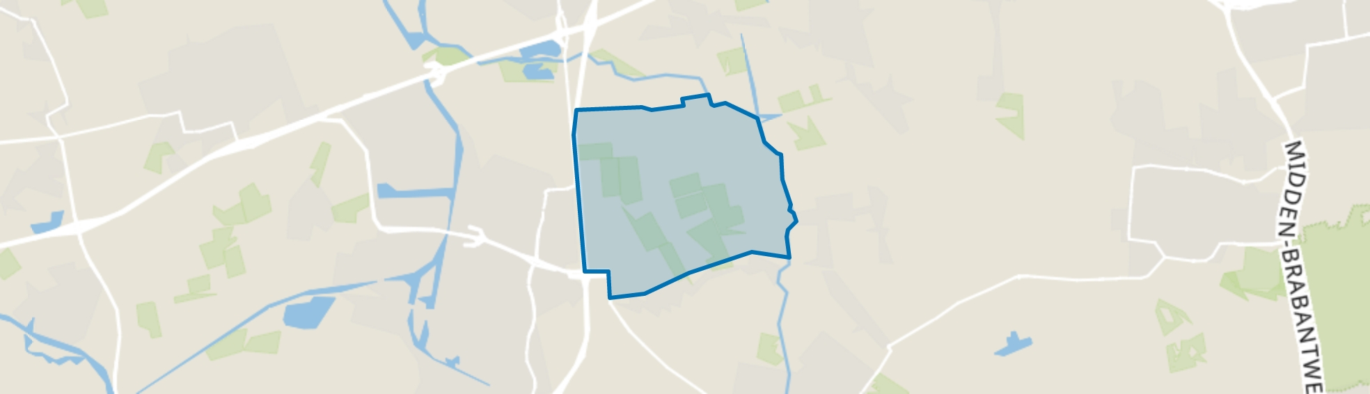 Willemspolder, Oosteind map