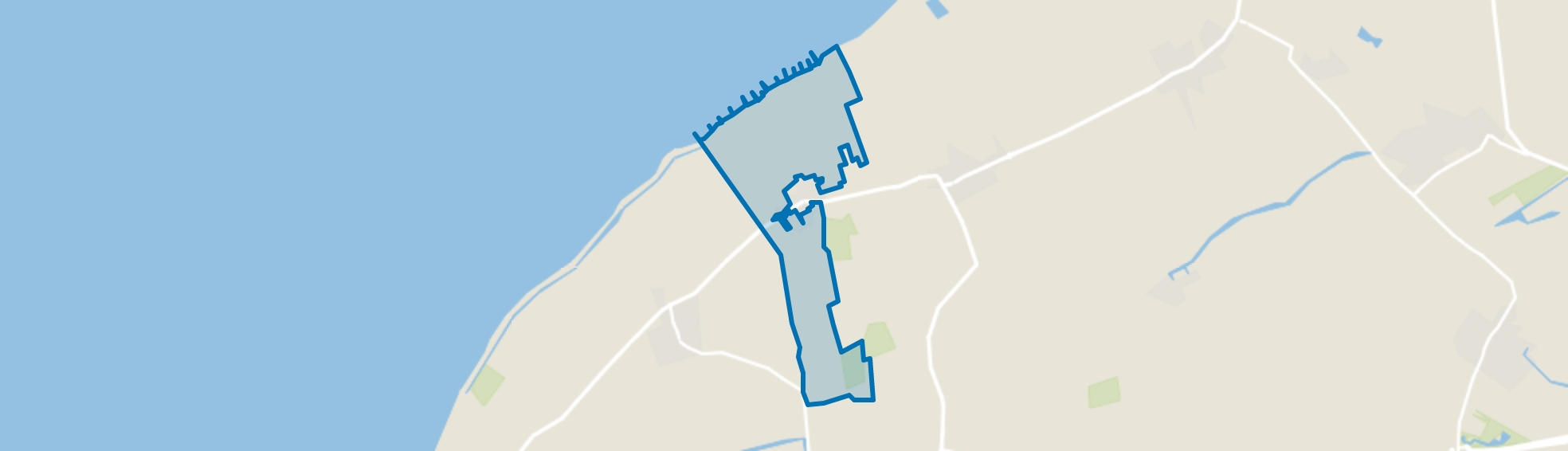 Buitengebied Oosterbierum, Oosterbierum map
