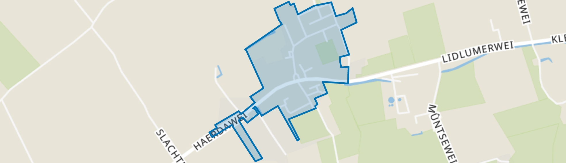 Oosterbierum, Oosterbierum map