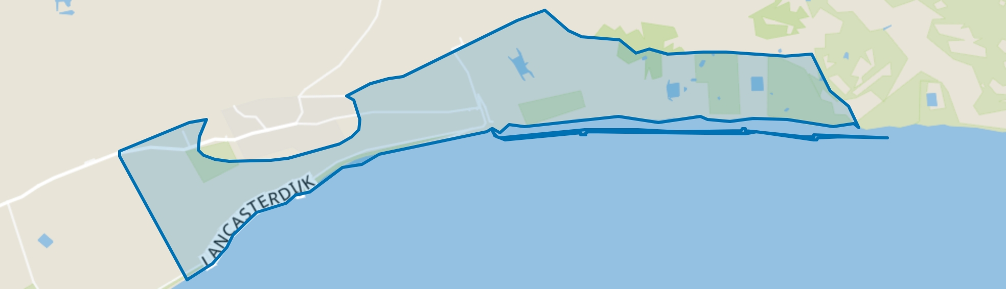 Verspreide huizen Oosterend-Zuid, Oosterend (FR) map