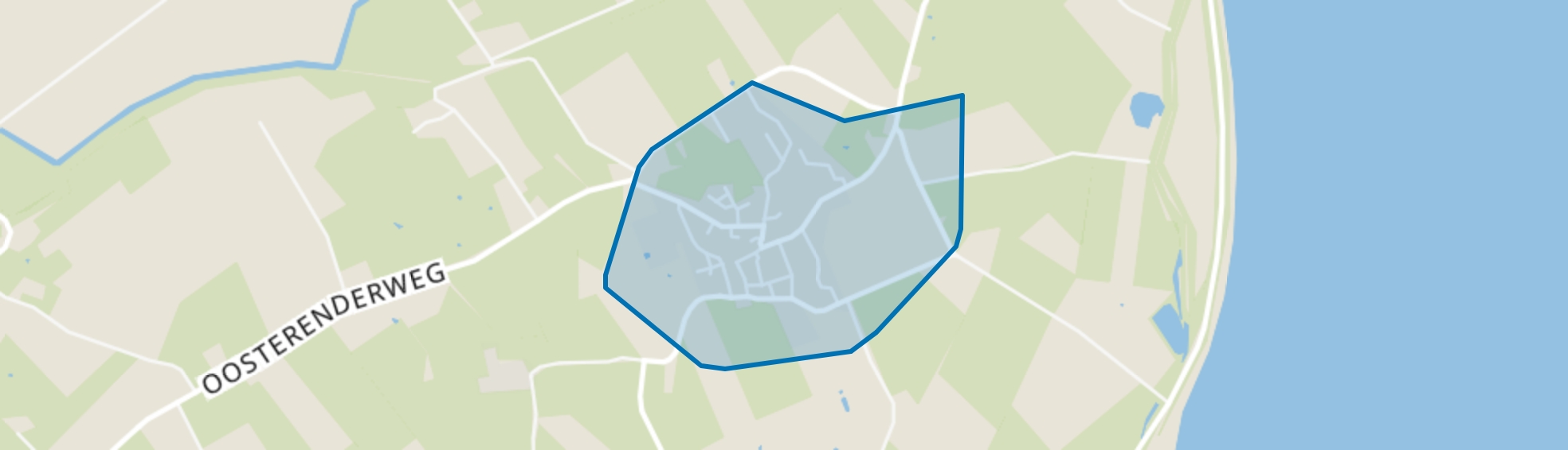 Oosterend, Oosterend (NH) map