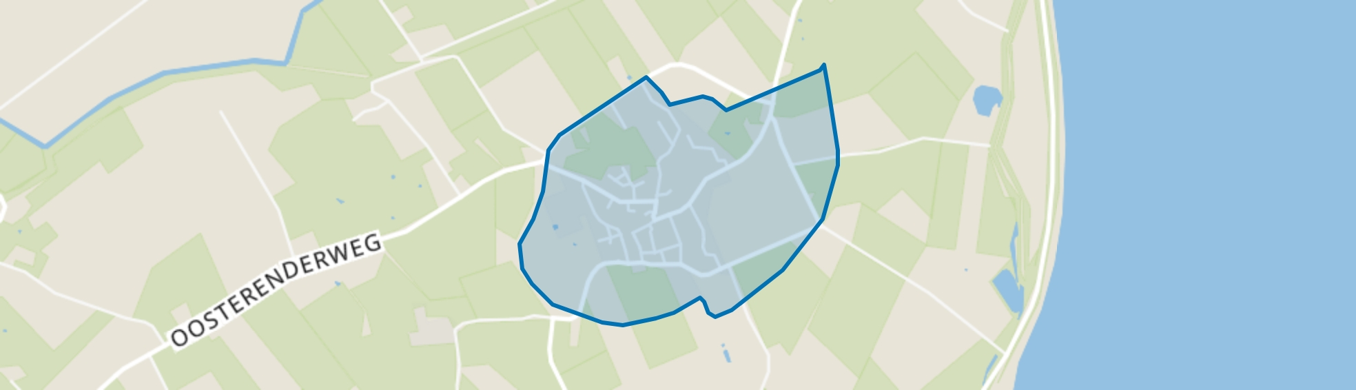 Oosterend, Oosterend (NH) map