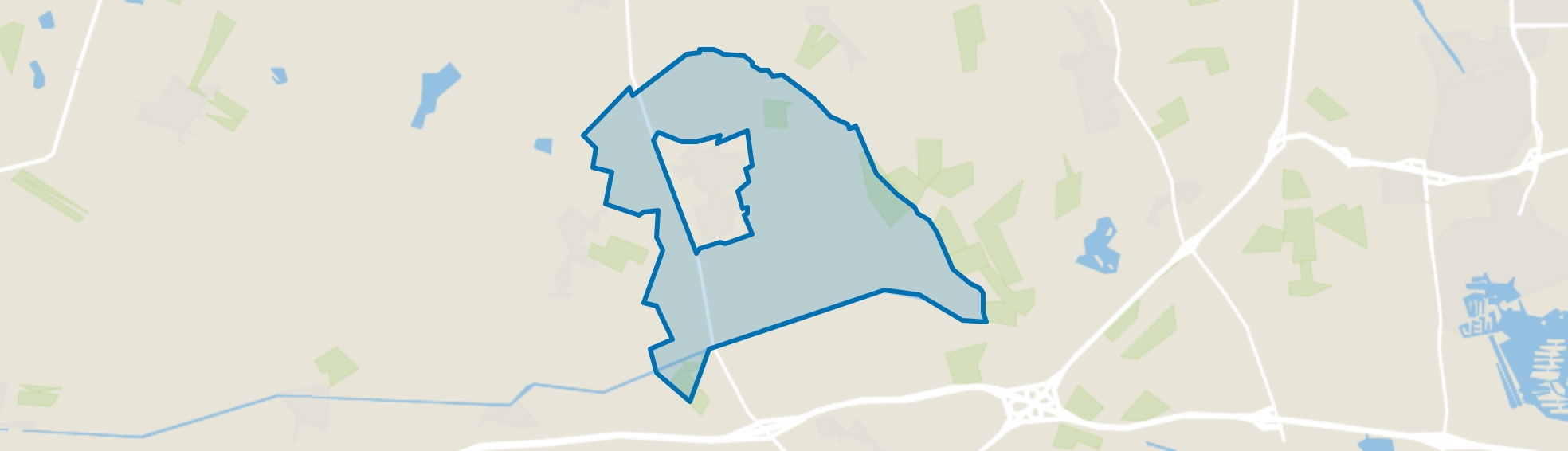 Verspreide huizen Oosterhesselen, Oosterhesselen map