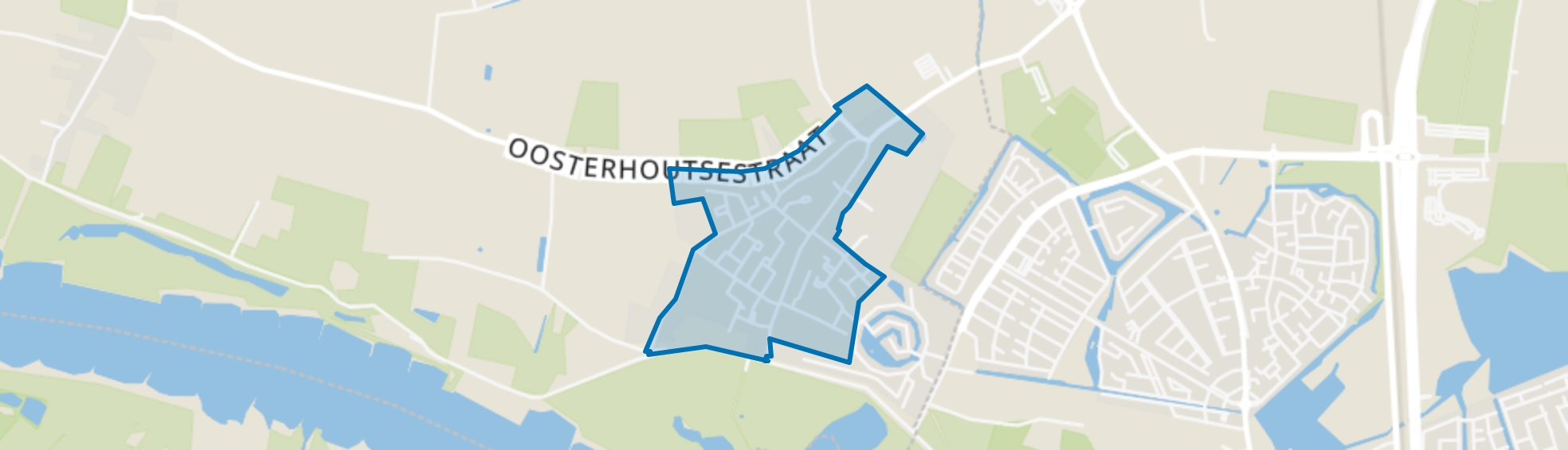 Kern Oosterhout, Oosterhout (GE) map