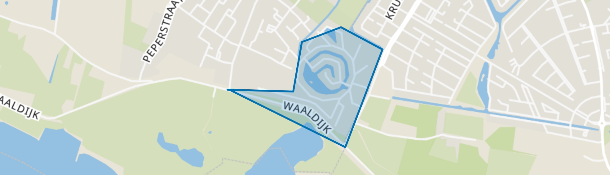 Tergouw, Oosterhout (GE) map