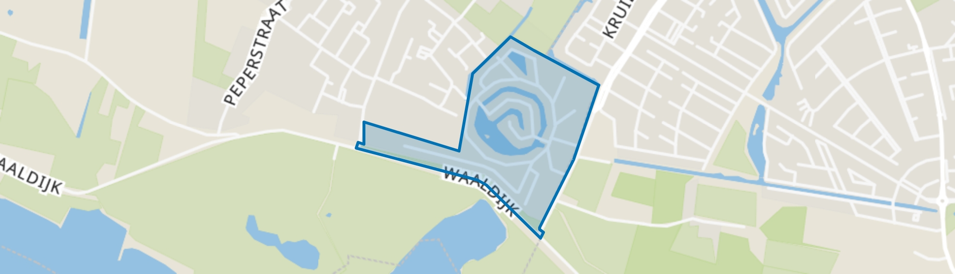 Tergouw, Oosterhout (GE) map