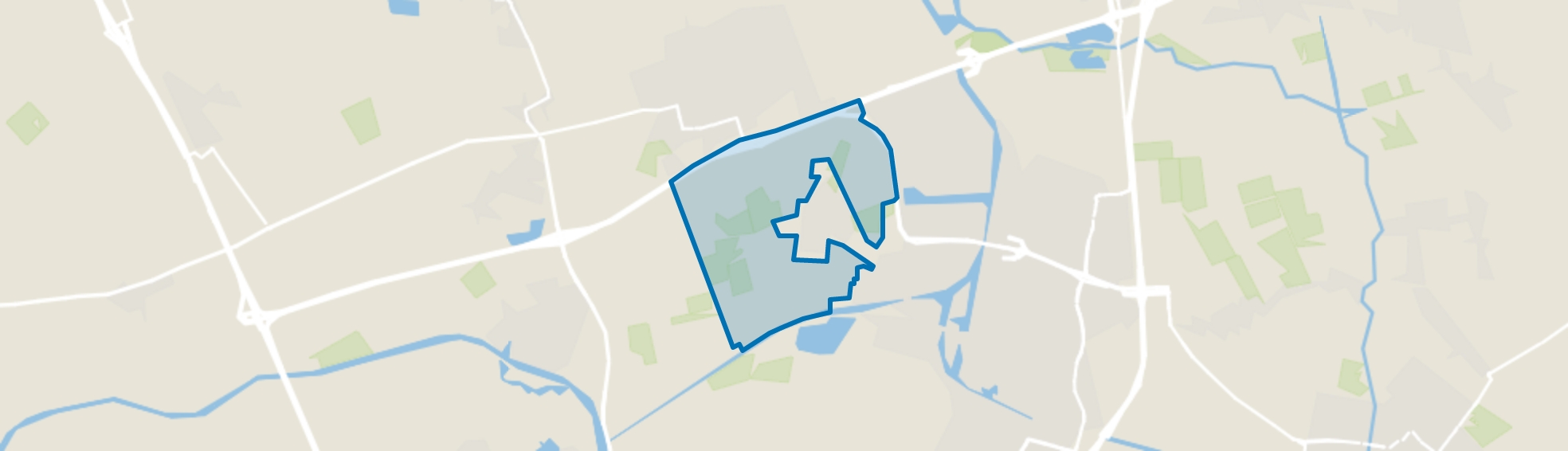 Buitengebied Den Hout, Oosterhout (NB) map
