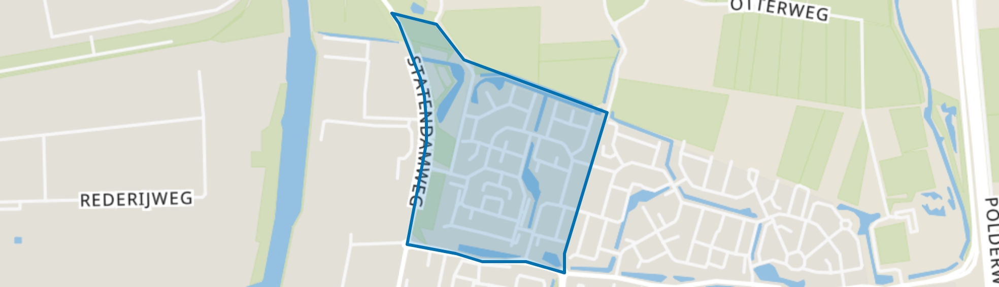 Dammenbuurt, Oosterhout (NB) map