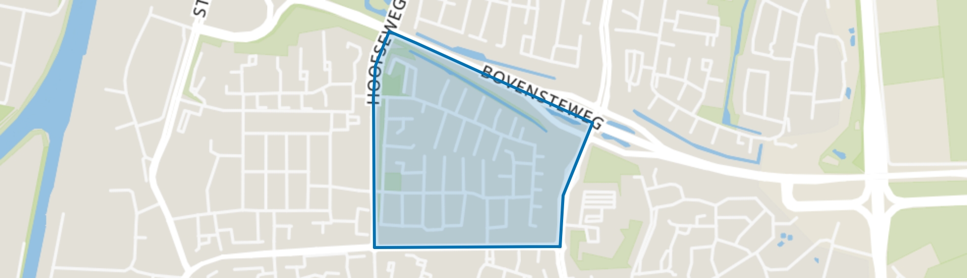 Kastelenbuurt, Oosterhout (NB) map