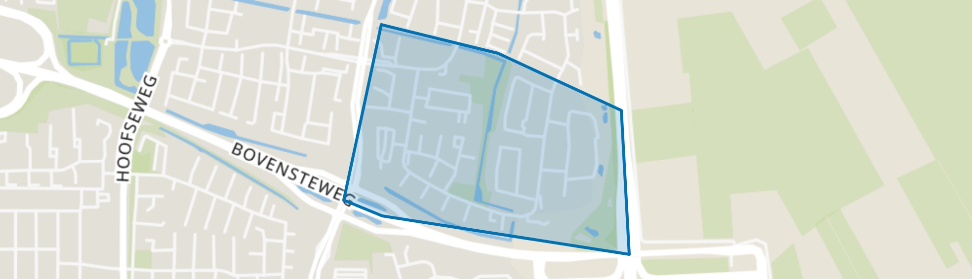 Kruidenbuurt, Oosterhout (NB) map