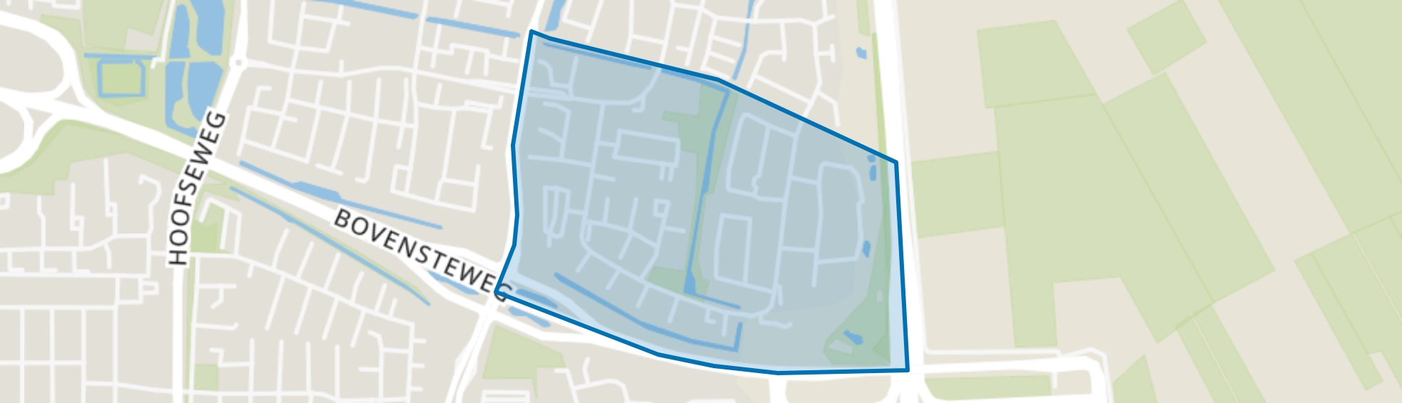 Kruidenbuurt, Oosterhout (NB) map