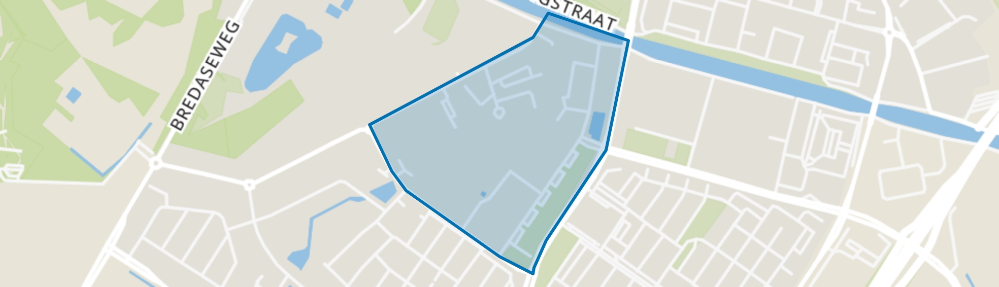 Paterserf, Oosterhout (NB) map