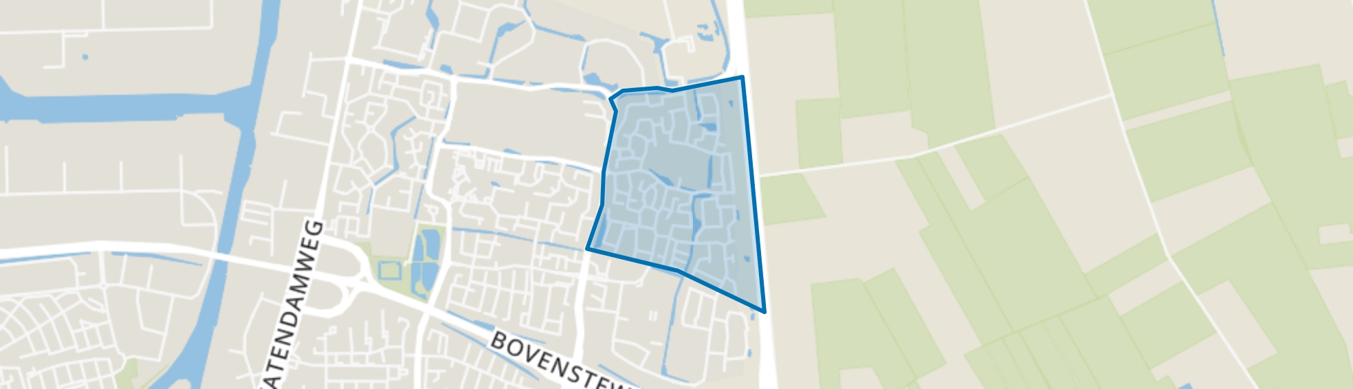 Schildersbuurt, Oosterhout (NB) map