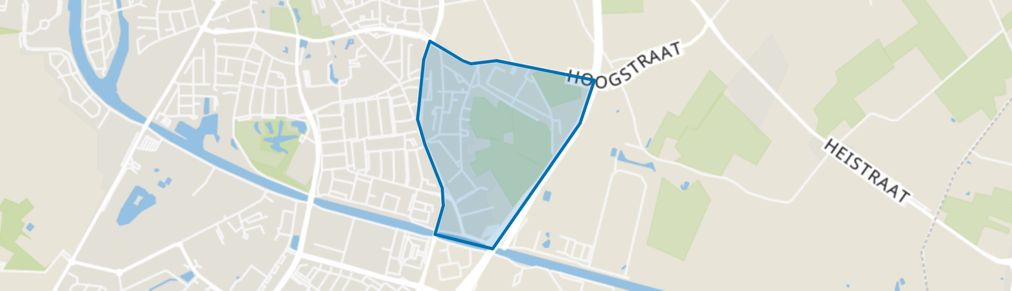 Slotjes-Oost, Oosterhout (NB) map