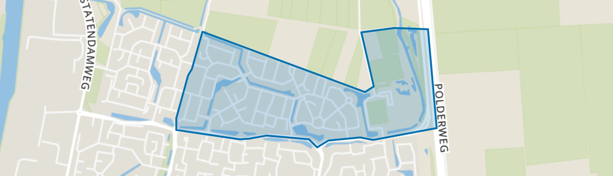 Staatsliedenbuurt, Oosterhout (NB) map