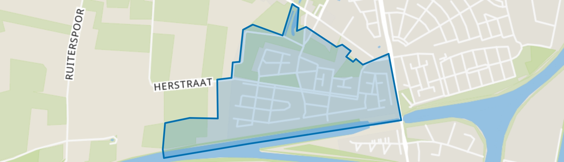 Vrachelen-Noordwest, Oosterhout (NB) map