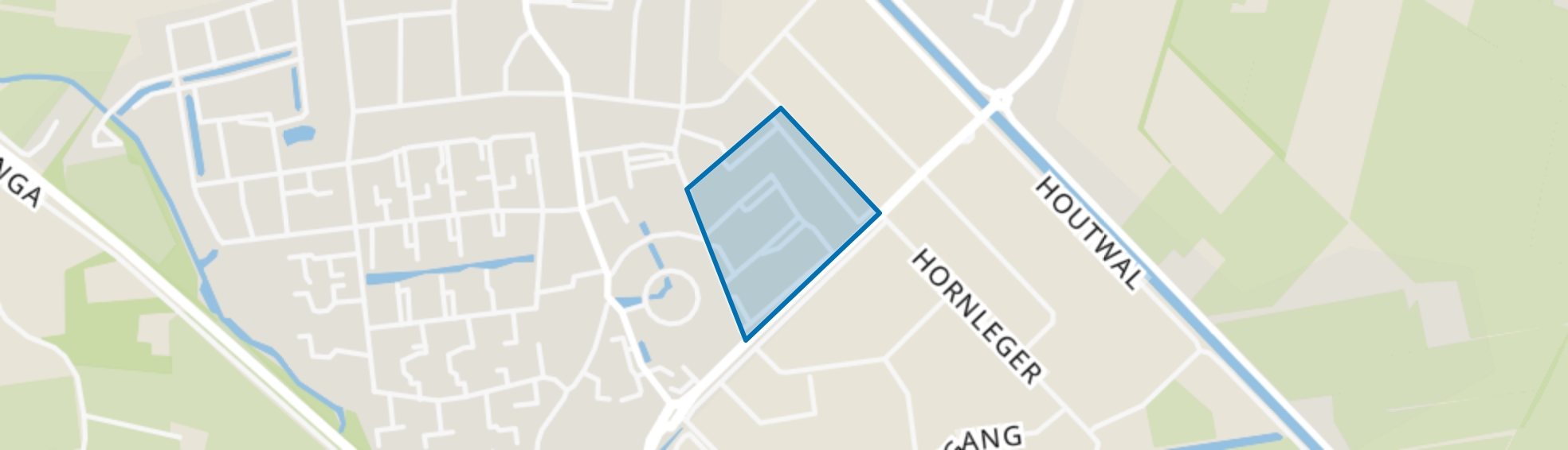 Oosterwolde-Haerenkwartier, Oosterwolde (FR) map