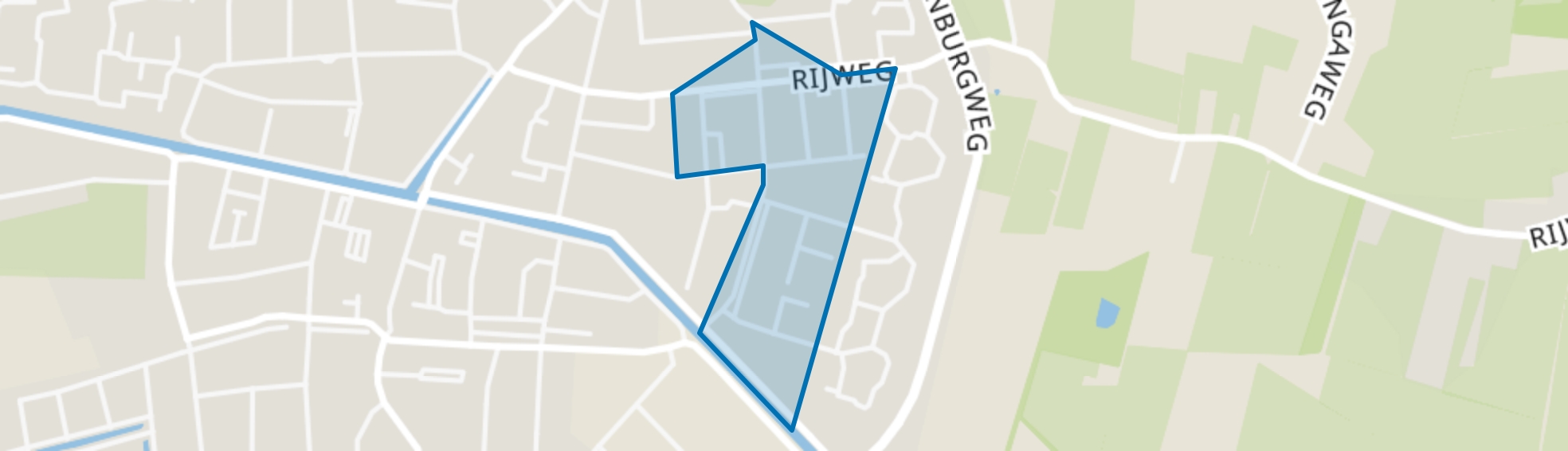 Oosterwolde-Hieming, Oosterwolde (FR) map