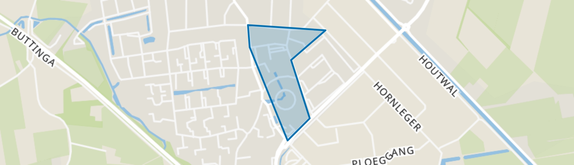 Oosterwolde-Iris, Oosterwolde (FR) map