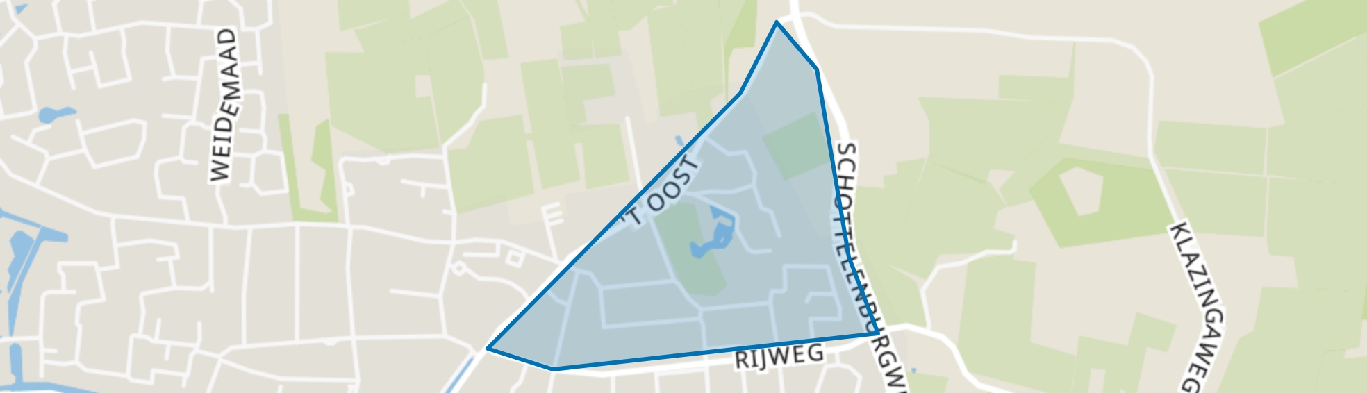 Oosterwolde-Noord-Oost, Oosterwolde (FR) map