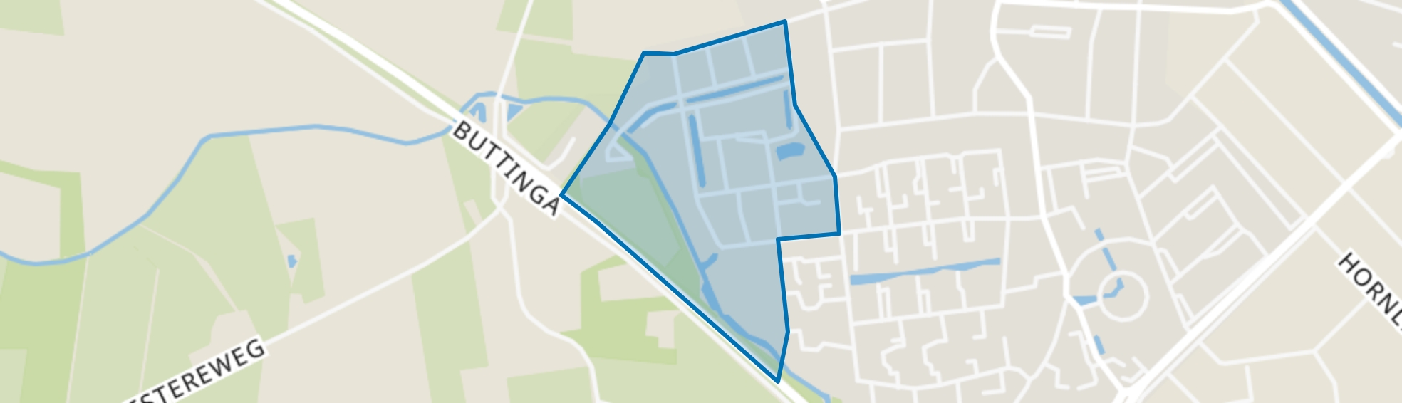 Oosterwolde-Slatten, Oosterwolde (FR) map