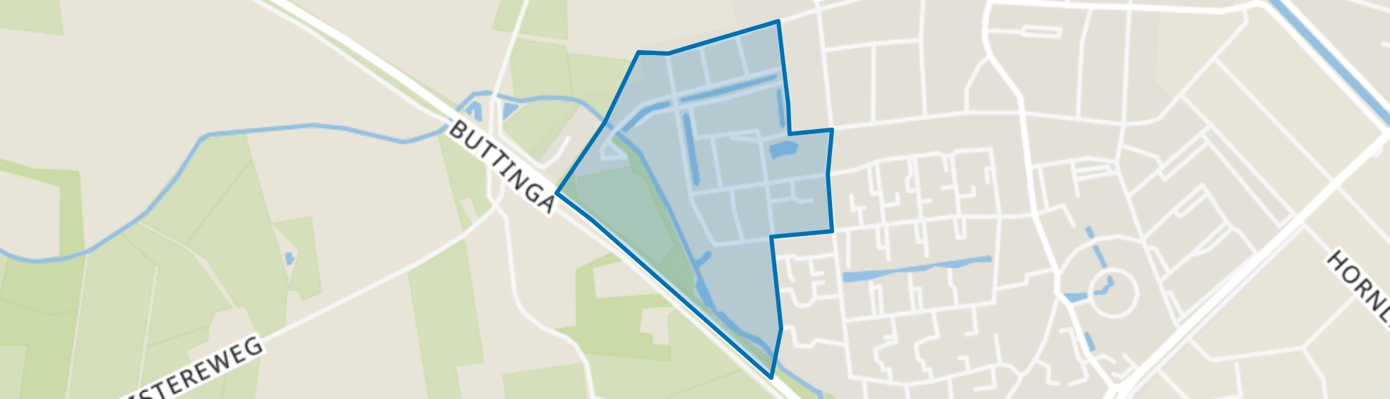 Oosterwolde-Slatten, Oosterwolde (FR) map