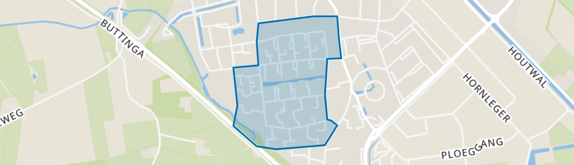 Oosterwolde-Zuid, Oosterwolde (FR) map