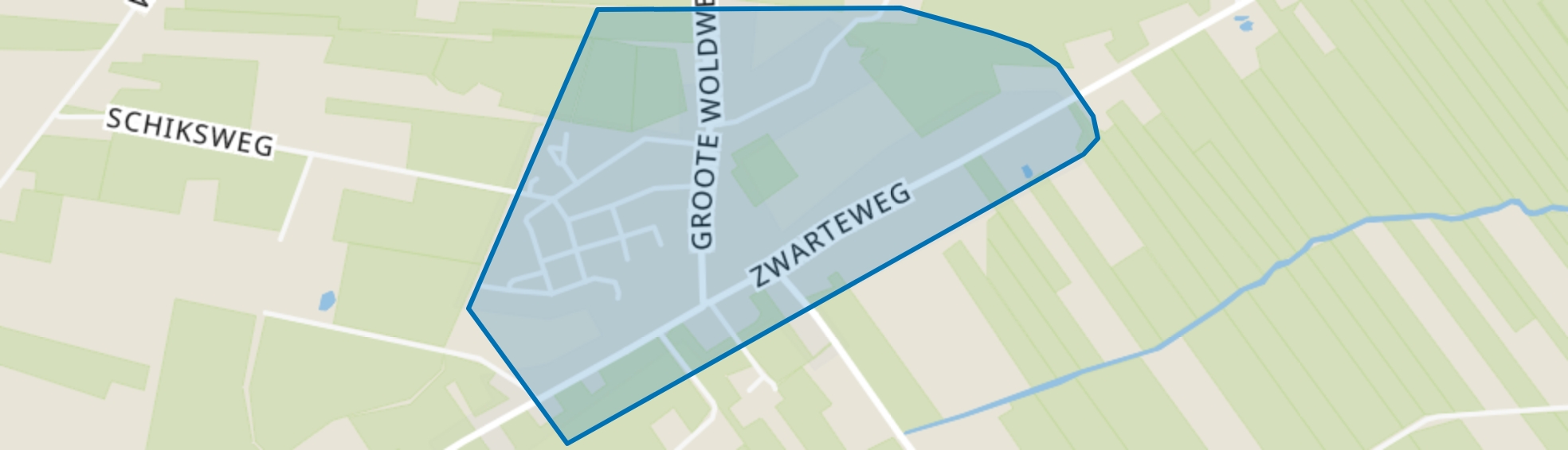 Oosterwolde, Oosterwolde (GE) map