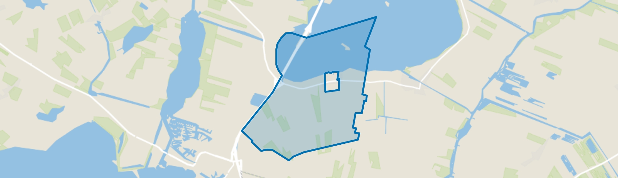 Oosterzee-Buitengebied, Oosterzee map