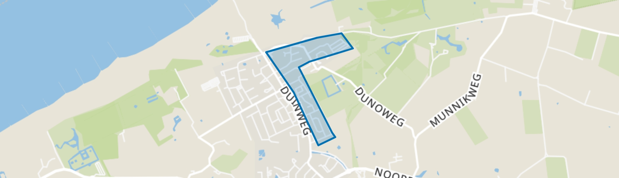 Duno, Oostkapelle map