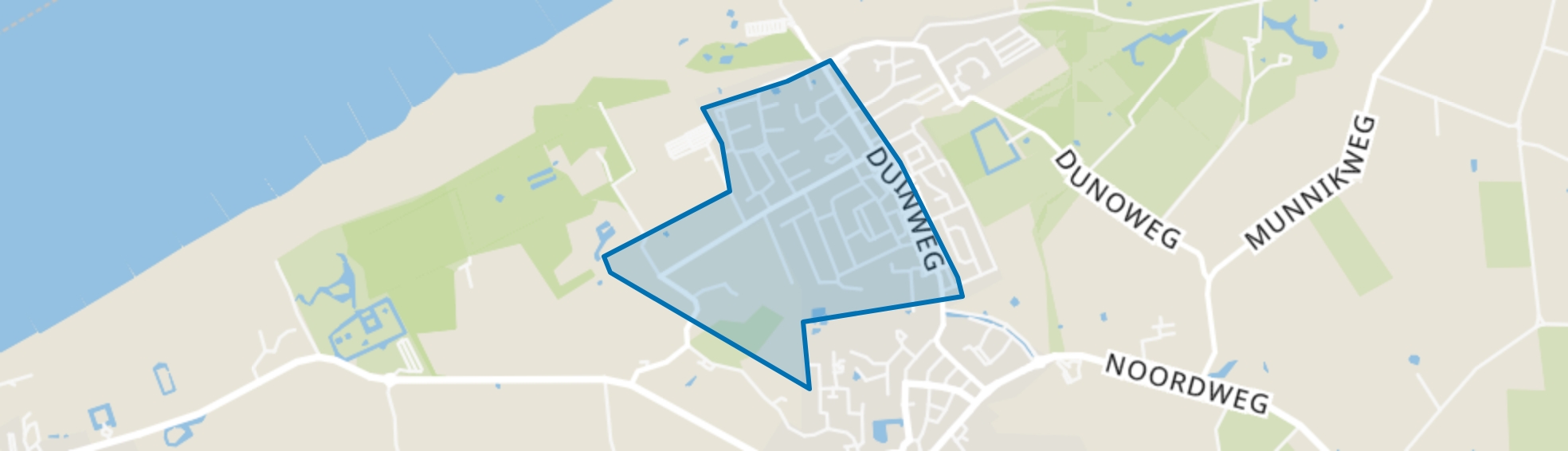 Randduin, Oostkapelle map