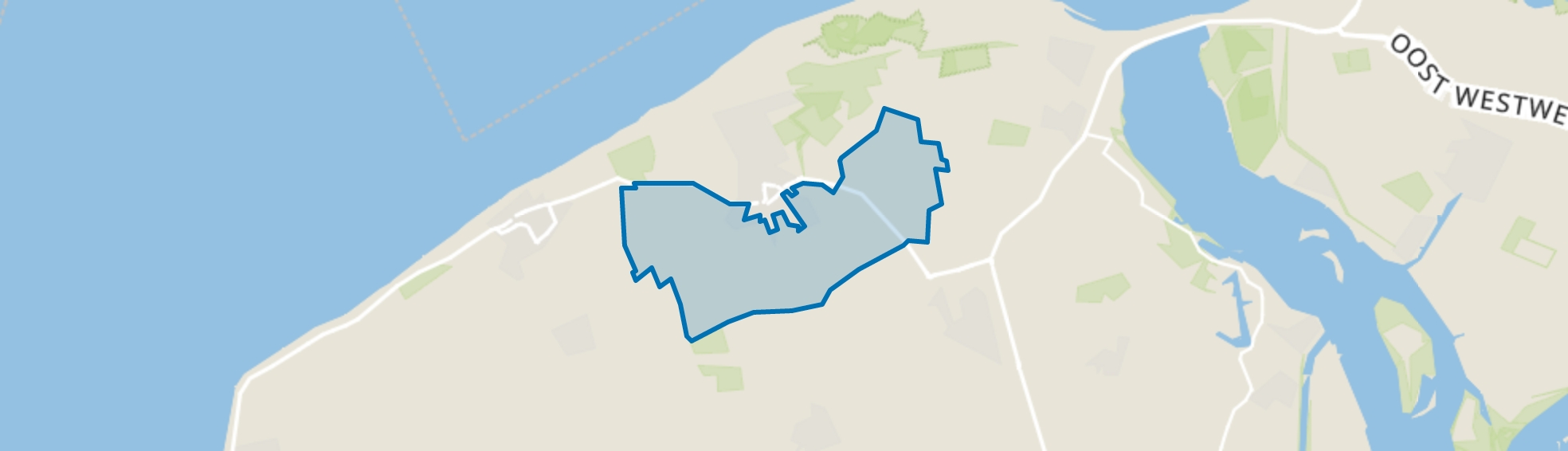 Verspreide huizen in het Zuiden, Oostkapelle map