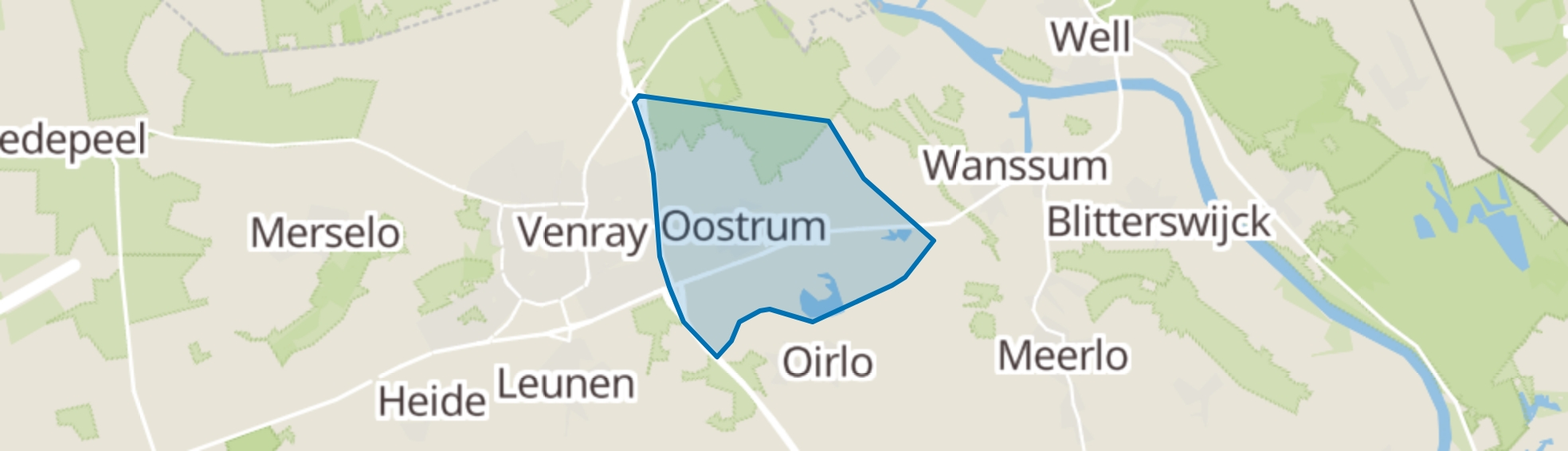 Oostrum (LI) map